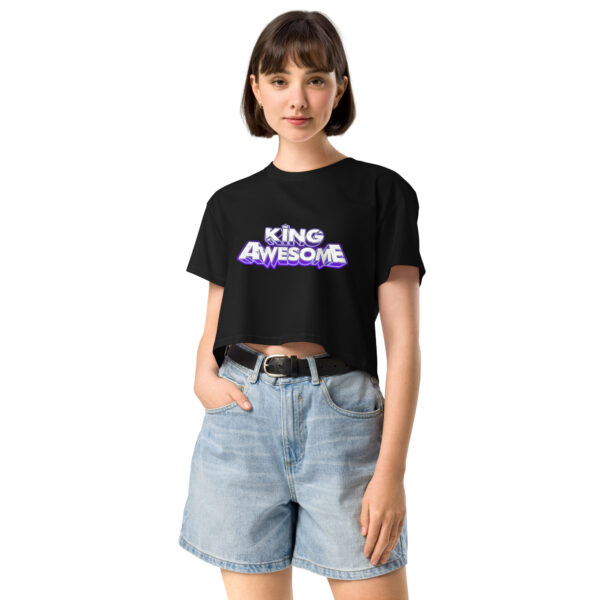 King Awesome Logo Women’s crop top
