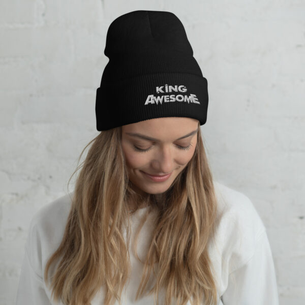 King Awesome Logo - Cuffed Beanie - Image 2