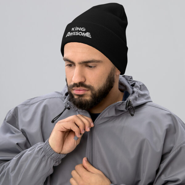 King Awesome Logo - Cuffed Beanie - Image 3