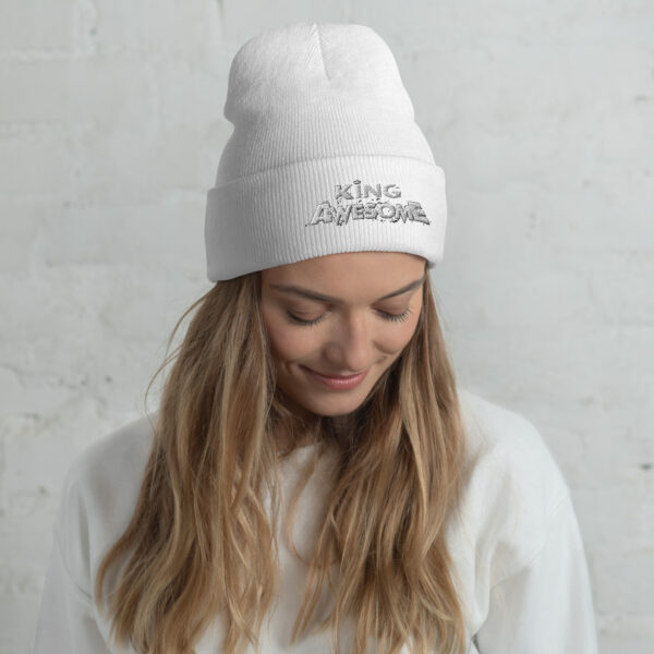 King Awesome Logo - Cuffed Beanie - Image 5
