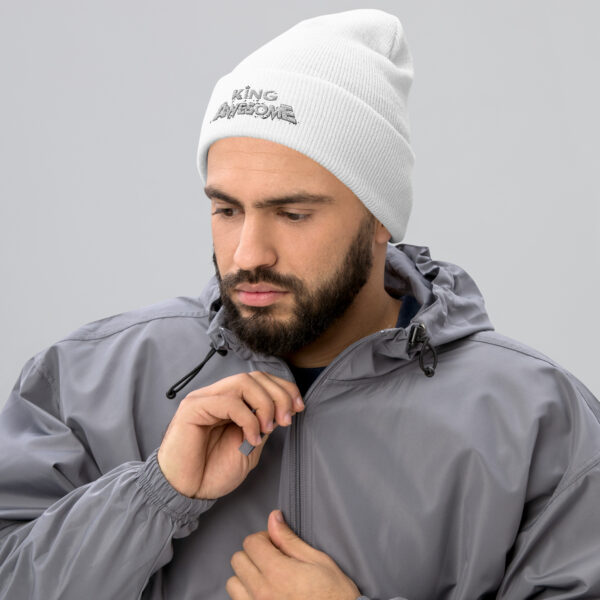 King Awesome Logo - Cuffed Beanie - Image 7