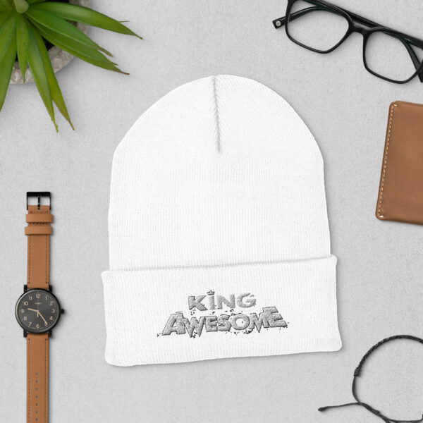 King Awesome Logo - Cuffed Beanie - Image 12