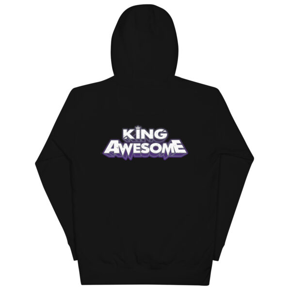 King Awesome Logo - Unisex Hoodie - Image 8