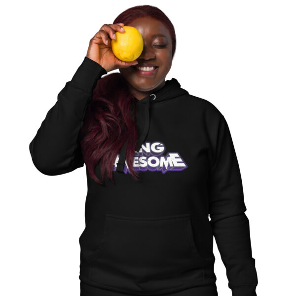 King Awesome Logo - Unisex Hoodie - Image 6