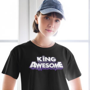 King Awesome Logo - Women’s crop top