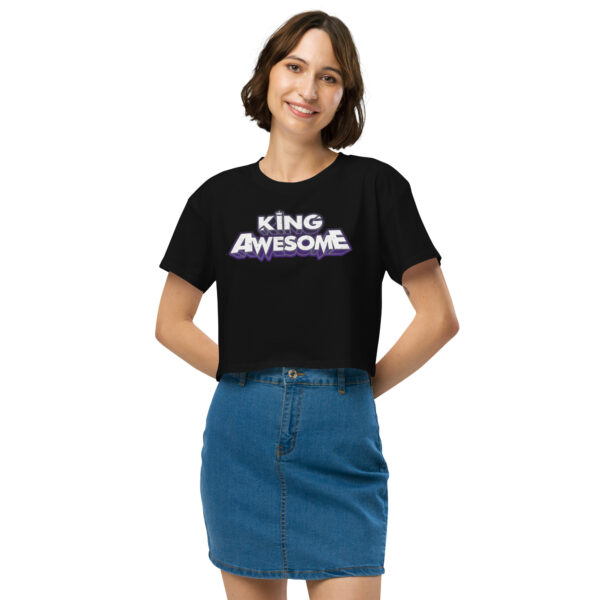 King Awesome Logo - Women’s crop top - Image 3