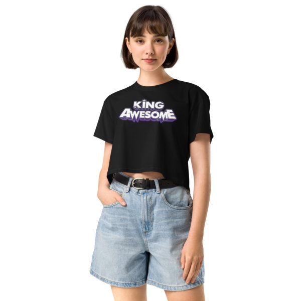 King Awesome Logo - Women’s crop top - Image 5