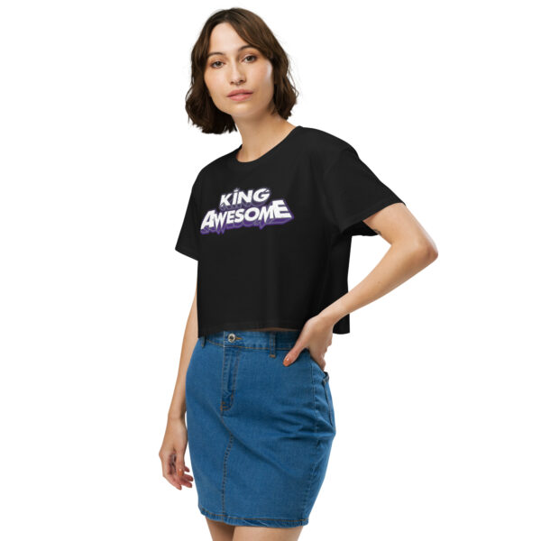 King Awesome Logo - Women’s crop top - Image 6