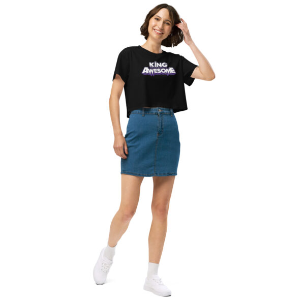 King Awesome Logo - Women’s crop top - Image 7