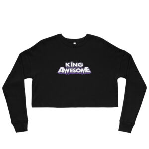 King Awesome Logo - Crop Sweatshirt