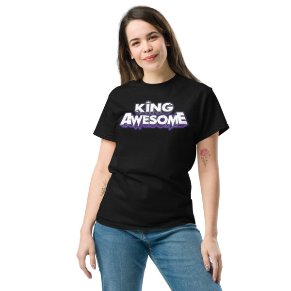 King Awesome Logo - Unisex classic tee - Image 8